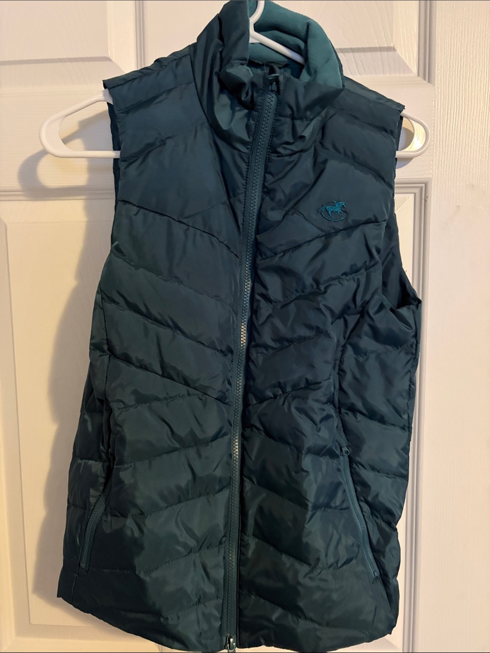Piper Teal Quilted Puffer Vest